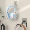 Headphone Holder Universal Wall Mount Stand Headset Display Rack Under Desk Hanger Hook Gamepad Hanger Holder Storage Bracket