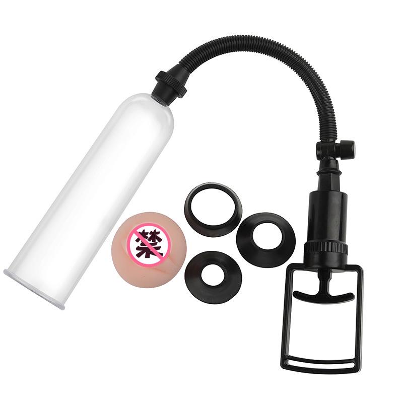 Male Enhancement Device Accessories: Silicone Leather Case & Rubber Suction Ball