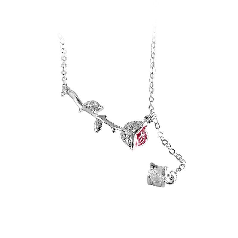 Tulip Tassel Necklace Is Exquisite, Luxurious, High-end, Delicate, Fairy Style Collarbone Chain, New Style