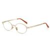 2026 New Fashion High End Brand Women's Metal Luxury Eyeglass Frame Leisure Business Retro Decoration Transparent Men's Glasses