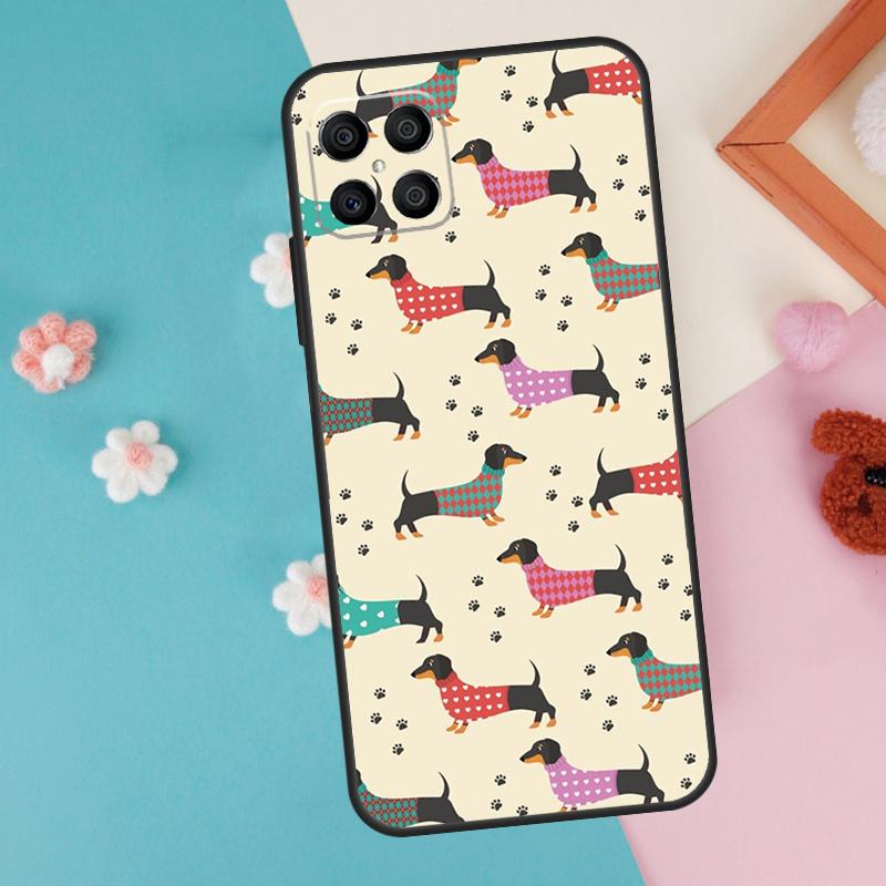 Cartoon Dachshund Dog Case For Honor Magic 7 5 6 Lite Pro Honor X8b X9b X9a X8a X8 X9 X9c 50 70 90 200 Lite Cover
