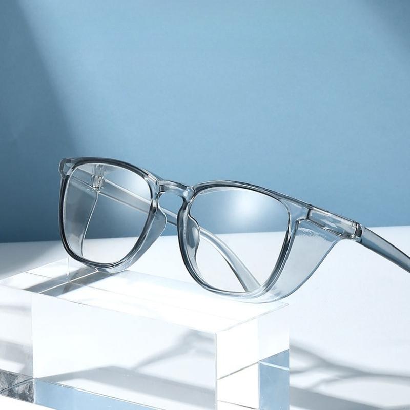 Protective Glasses Clear Lens Safety Goggles Dirving Cycling Glasses Sand-proof Men Women Anti Fog Blue Light Blocking Glasses