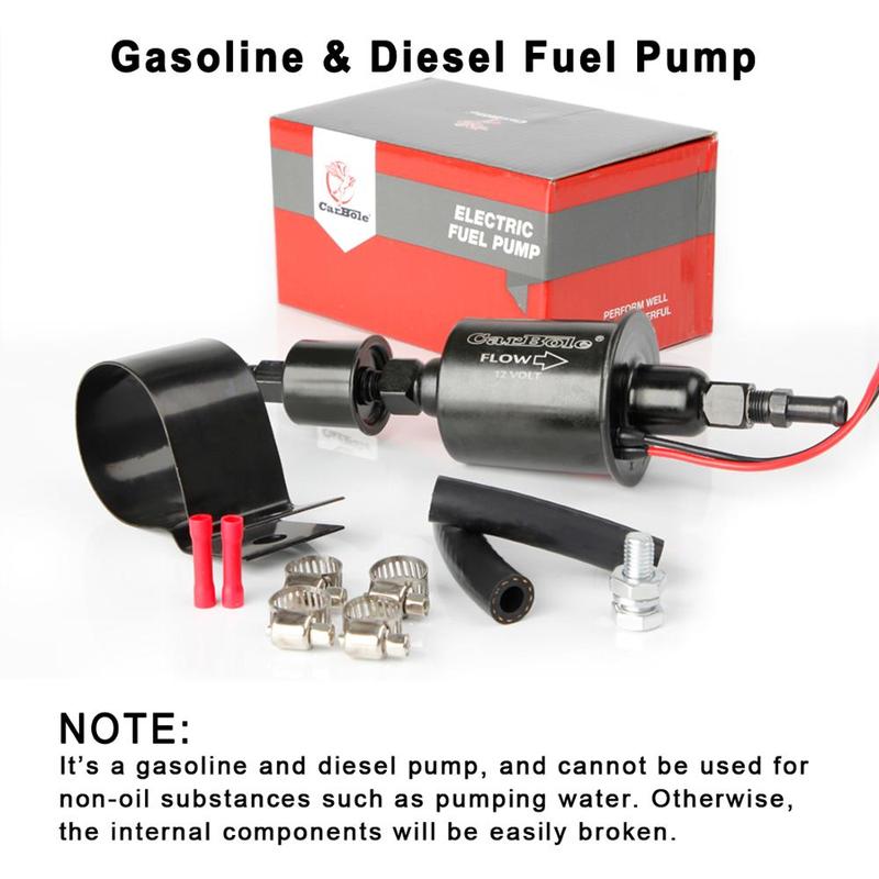12V Elektrische Kraftstoffpumpe Niederdruck Universal 5-9 Psi Elektrische Benzinpumpe Dieselölpumpe