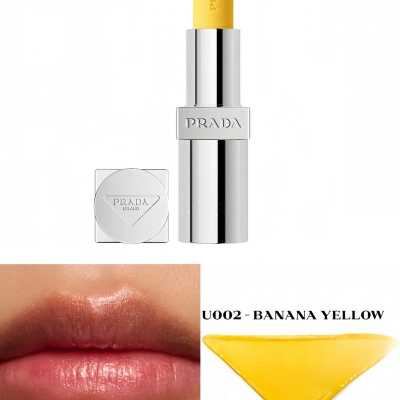 Prada Balsam de buze Seria rujuri translucide Ruj Hidratează inteligent Buze translucide roz originale Ruj "Banana" U002 fără cutie cadou