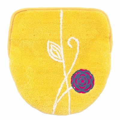 OKA Etoph Toilet Seat Cover, Drenimo Type, Yellow (Suitable for Washlet, Heated, O-shaped, U-shaped, Thick, Washable, Stylish, Nordic Design)