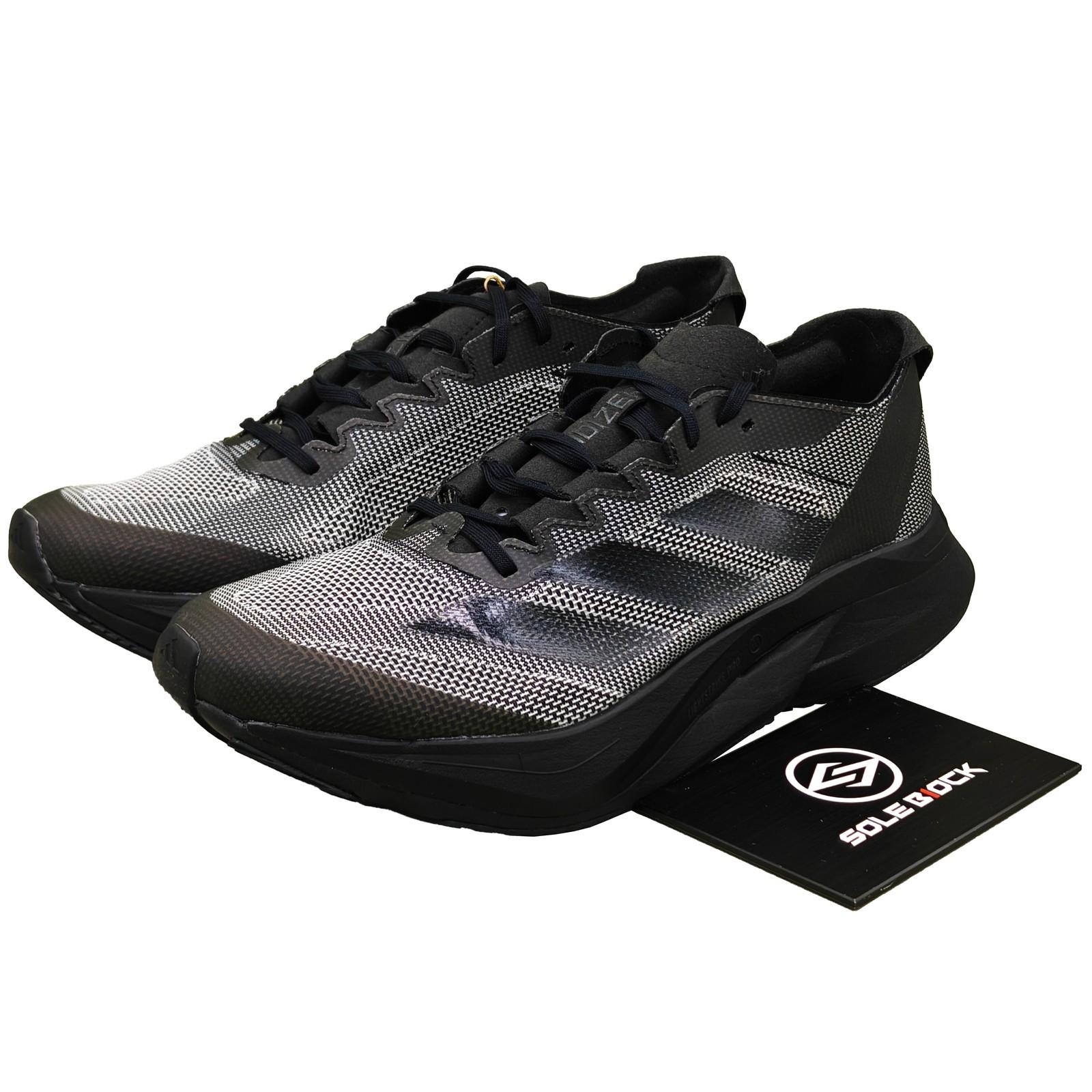 adidas Adizero Boston 12 Black Carbon - ID5985 46
