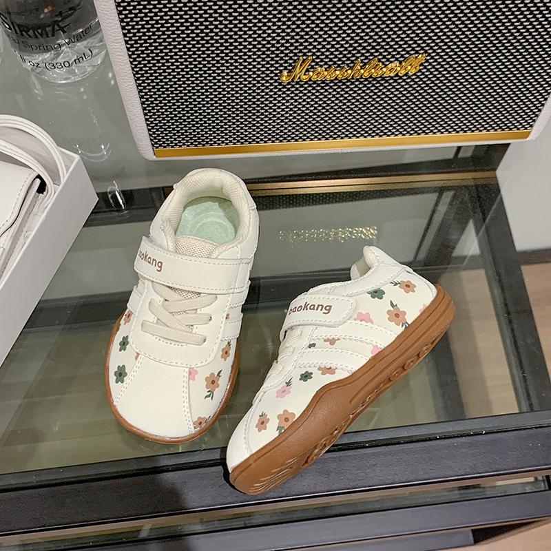 AGAN Girls' Non-Slip Soft Sole Toddler Board Shoes - 2025 Autumn Casual Sport Style