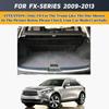 Custom Car Trunk Mat For Infiniti Fx Series SUV 2009 2010 2011 2012 2013 Anti Dirty Durable Leather Carpet Protective Pad