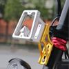 Aluminum Alloys Bike Pig Nose Light Converter Folding Bike Bag Brackets Light Conversions Seat Easy to Installation