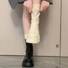 Internet celebrity foreign style fashion niche design sense boots round head sweet little man tall Martin boots