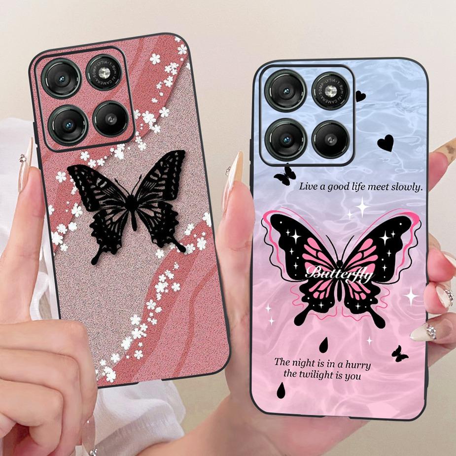 For Motorola Moto G15 G17 Power Case Cute Cat Fashion Painted Cover Soft TPU Phone Case For Moto G17 Power MotoG15 MotoG17 Shell