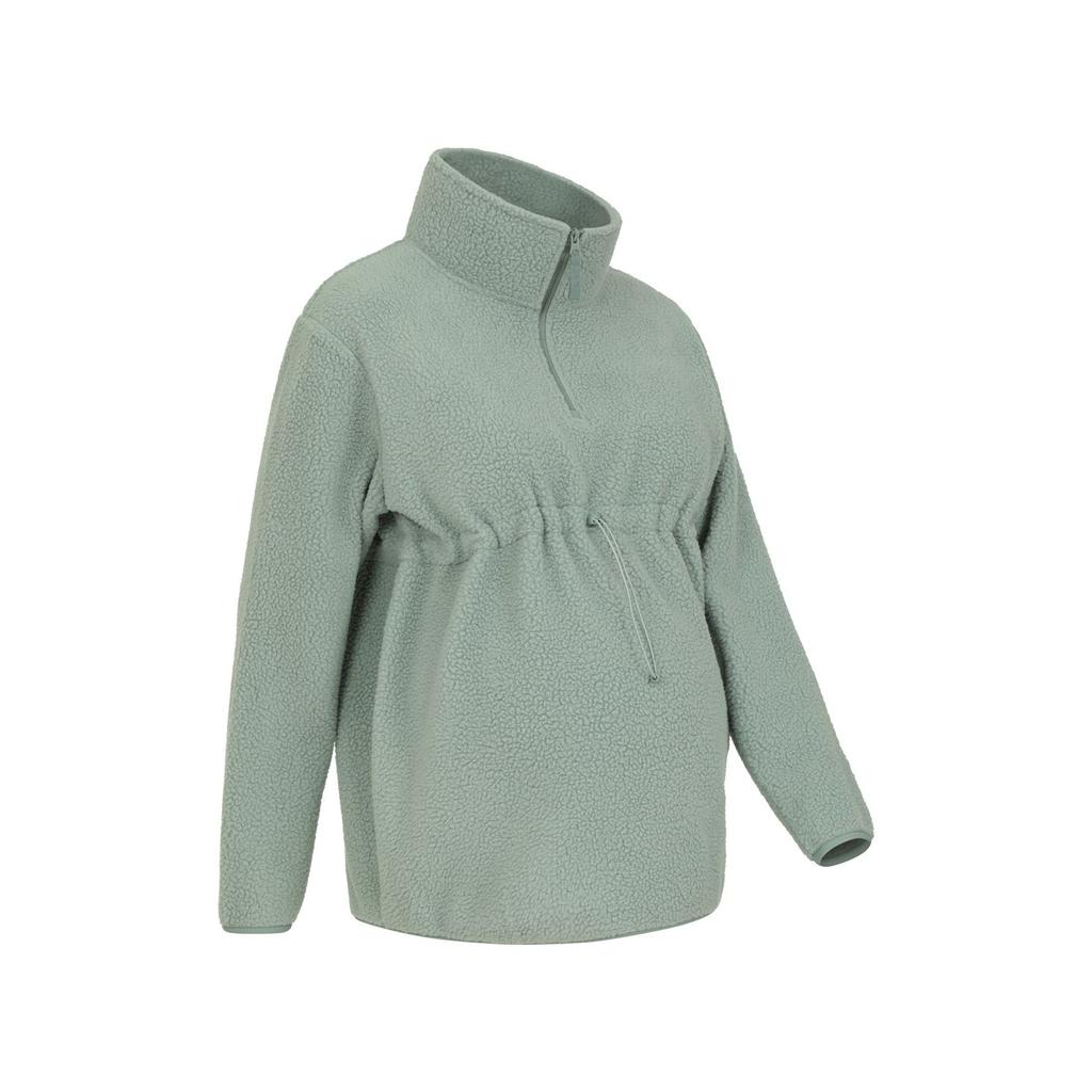 Mountain Warehouse Womens/Ladies Cosy Sherpa Half Zip Maternity Fleece Top