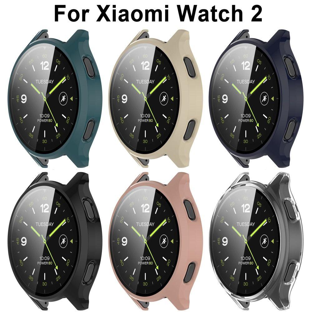 Smart Screen Protector PC+Tempered Edge Shell New Protective Case for Xiaomi Watch 2