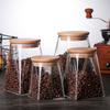 Square Transparent Borosilicate Glass Tea Storage Jar - Multiple Sizes Available