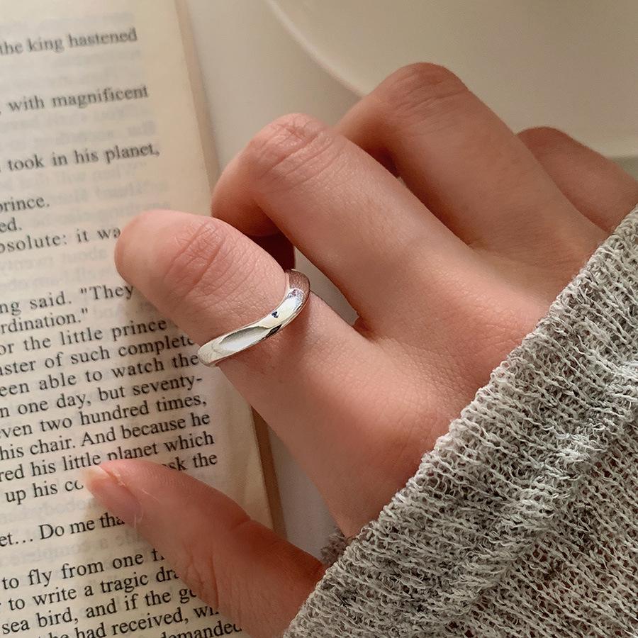 Korean Minimalist Adjustable Open Ring - Versatile Design for Index Finger