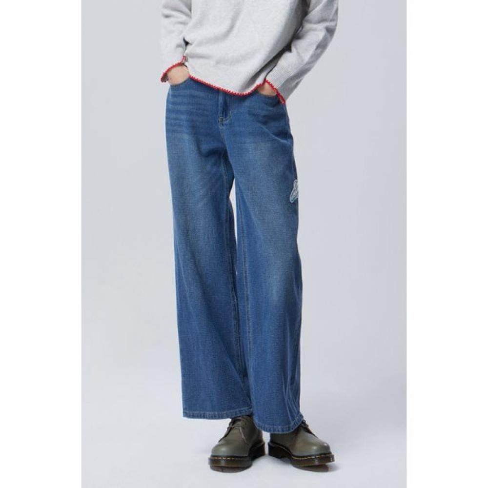Benetton Space Patch Straight Jeans Badpf2611