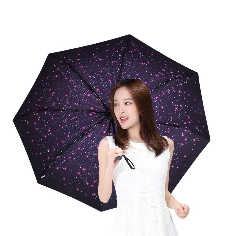 YUBAO Retro Print UV Protection Umbrella