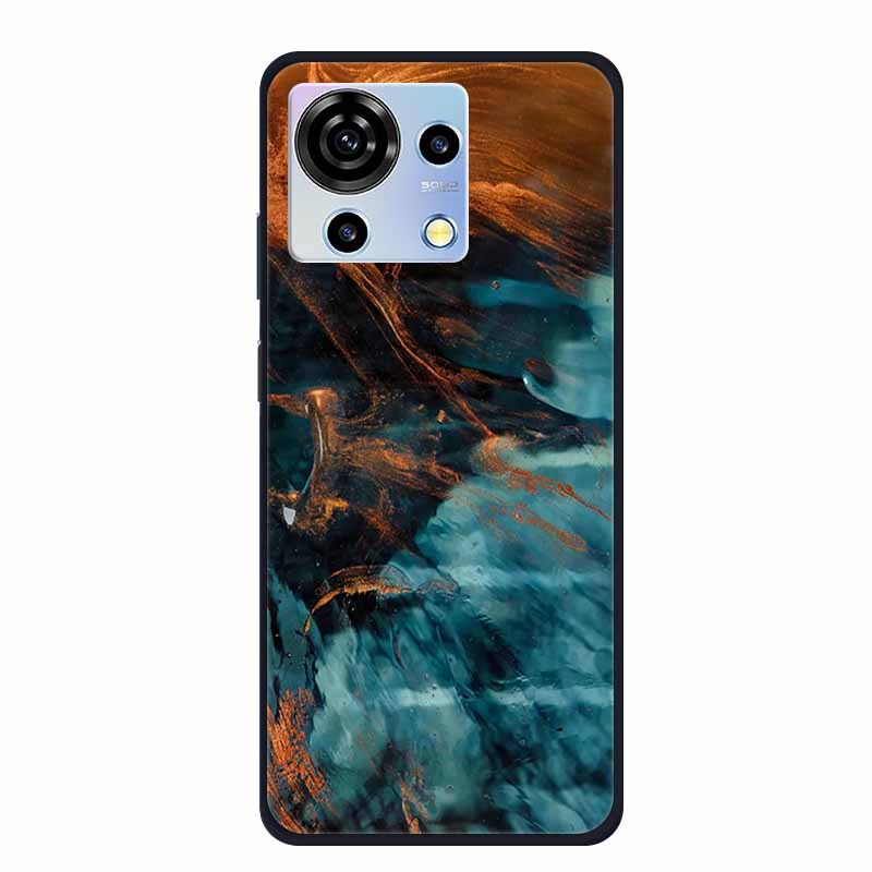 Phone Case For ZTE Blade V50 Vita Marble TPU Soft Silicone Cover for ZTE BladeV50 Vita V50Vita Cases Mica Painted Colorful Para