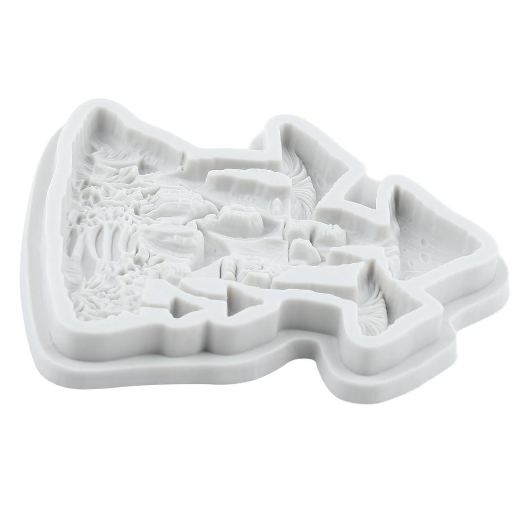 Mushroom House Silicone Molds Mushroom Fondant Mold Cake Decorating Tools Cupcake Topper Candy Chocolate Gumpaste Mold