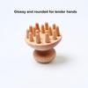 Ergonomic Handle Wood Mushroom Massager Wooden Material Wood Massage Tool  Full Body Use