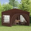 Pop Up Party Tent 290 X 290 X 245 Cm Brown