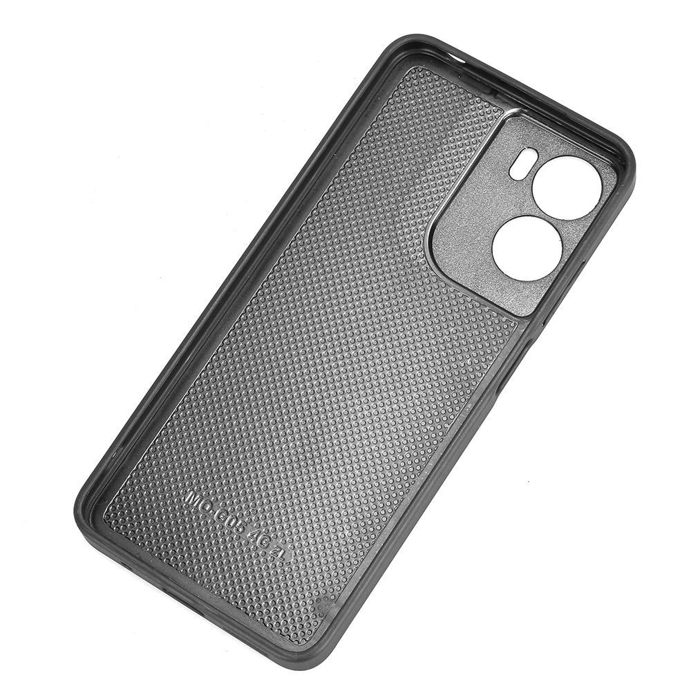 For Motorola Moto G05 4G/E15 4G Case Cowhide Texture Leather+TPU+PC Phone Cover Stitching Line