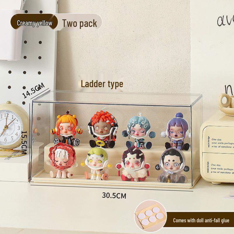 

Большой прозрачный акриловый дисплейный кейс для фигурок Pop Mart - Пыленепроницаемая коробка для хранения