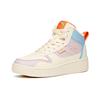 Anta Life Collection Slip-Resistant High-Top Skateboard Shoes Women's White Purple Blue Sneakers 922038010-10