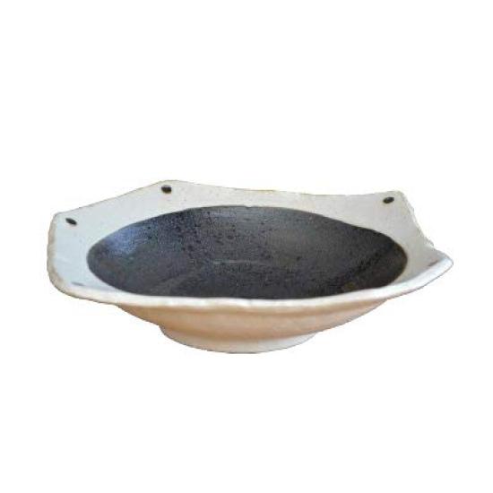 

Tableware East Большая деформированная японская черная миска, 24 см, чёрный