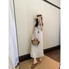 Sheepskin~ Cover Up Ugly Drag Retro H-shaped Slippers Women's Summer Flat Bottom Leisure Beach Vacation Cool Slippers Outside
