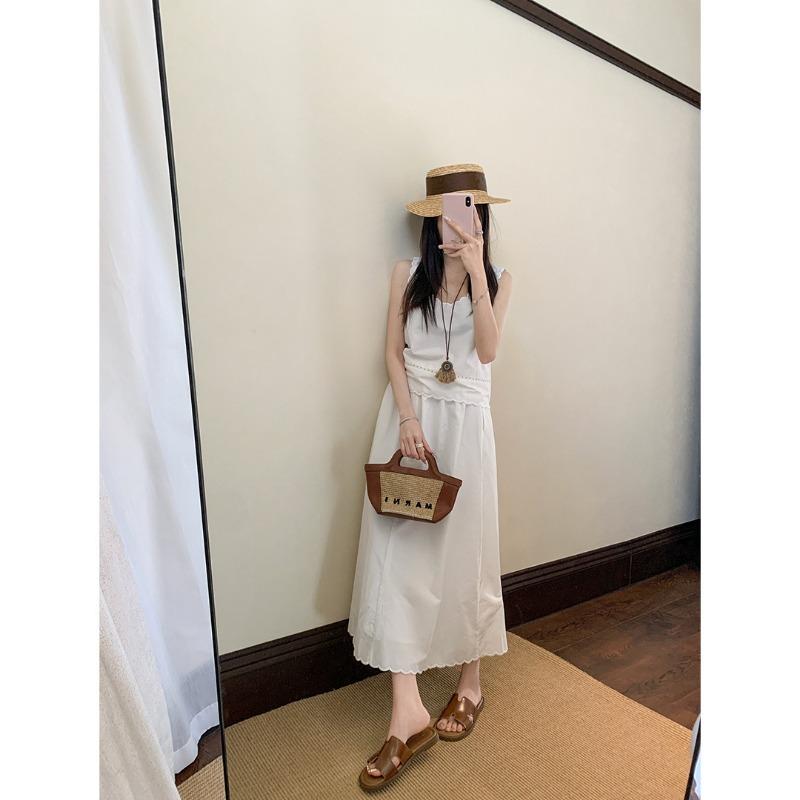 Sheepskin~ Cover Up Ugly Drag Retro H-shaped Slippers Women's Summer Flat Bottom Leisure Beach Vacation Cool Slippers Outside