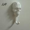 Sturdy Wall Organizer 2Pcs 3D Printed Skull Hook Gothic Dark Mounted Hanger Geometric Personalized Pendant Towel Key Hat Storage Hook for