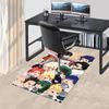 1pc Anime Character Chair Mat - Cute Cartoon Design for Office, Home Decor, Living Room, Bedroom, Game Room - Non-Slip Carpet with Kawaii Characters -