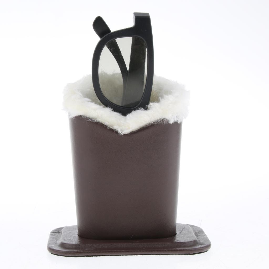 Eyeglasses Display Holder Case - Unique Fur Lining, Sunglasses Showcase Box