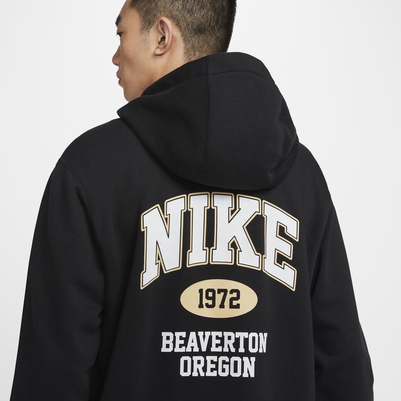 Nike Sportswear Club Hooded Casual Long Sleeve Jacket Men Jackets Black HV1064-010