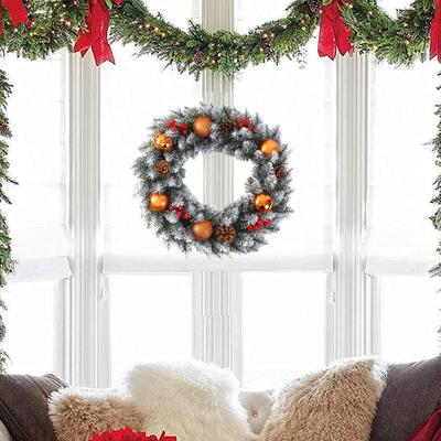 Christmas Wreath For Front Door Realistic Winter Welcoming Artificial Front Door Christmas Wreath For Indoor Outdoor Window Wall