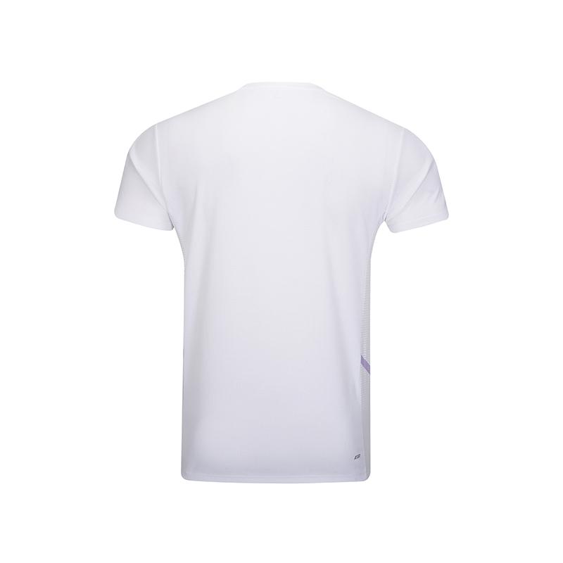 Li Ning T Shirts Unisex White Crew Neck AAYV131-1