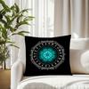 Viking Nordic Mystical Symbol Pillow Case Square Pillow Cushion Cover Bedroom Sofa Room Decoration Casual Pillow Cover