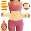 Wrap Waist Trainer Double Belt Faja Body Shaper Corset Shapewear Slimming Sheath Woman Flat Tightens Belly Sheath Waist Trainer