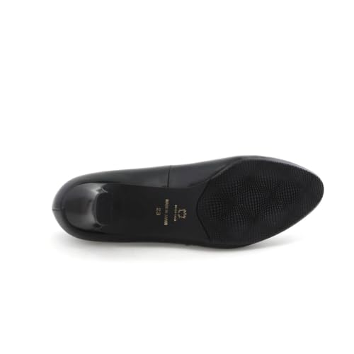 Himiko 5cm Heel Round Toe Black Pumps/600006 Black 230