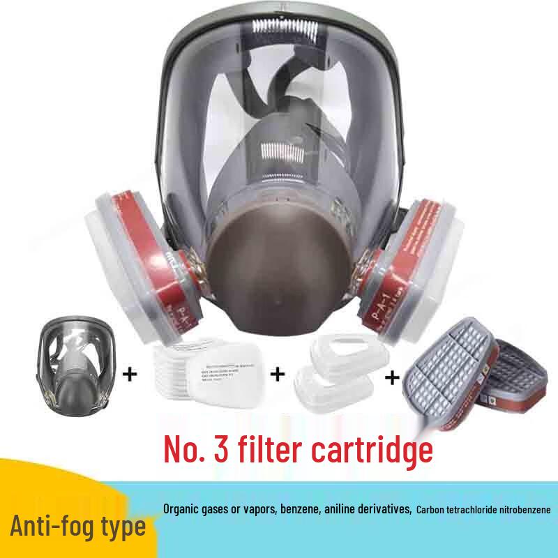 WEZHO Full Face Silicone Gas Mask