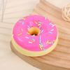 Squeeze Toy Soft Slow Rebound Stress Relief Toy 7cm Realistic Donut Simulation for Kids Adults Desktop Decoration Baking Prop Photo Background
