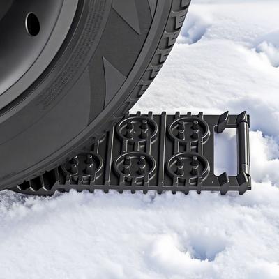 Car Tire Traction Anti-Skid Chains Snow Chains Recovery Tracks Off-Road Accessories Wheel Grip Mats for Winter Driving Safety