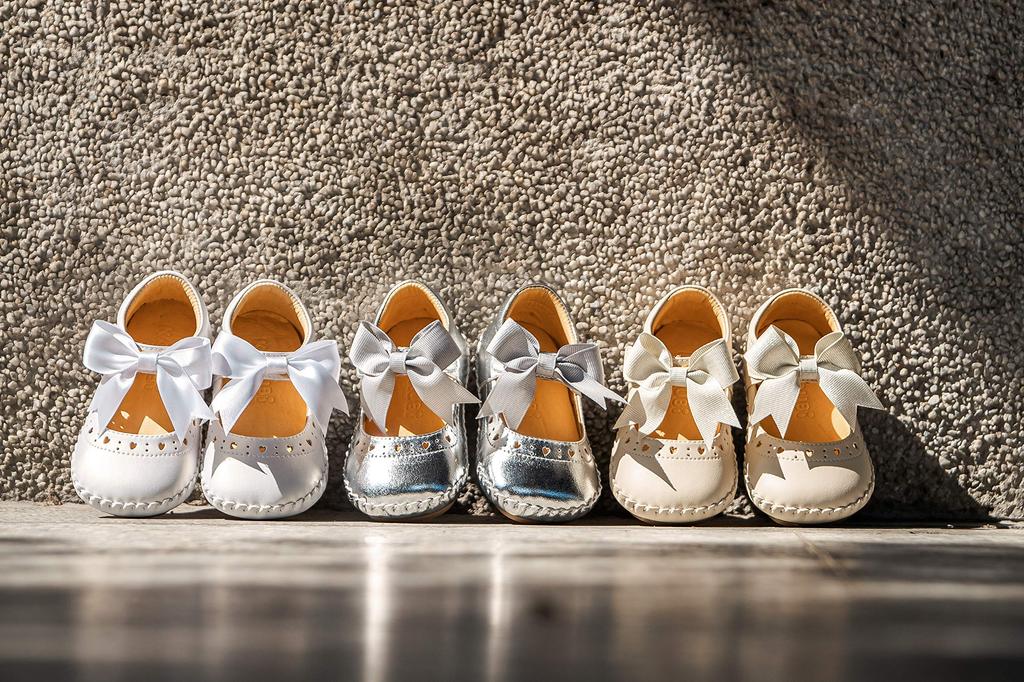 KARUBI Baby Erste Schuhe für jeden Tag Made in Größe Schuhe, Mädchen, Tragen, Handgefertigt, Taiwan, Weiß, 14.5cm