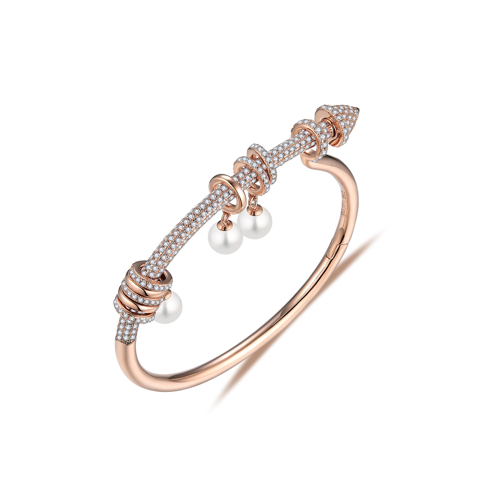 

Роскошный женский браслет-бангл из чистого серебра с жемчугом 2024 - Элегантный браслет из цельного серебра, Идеальный подарок на день рождения 925 Silver золотой