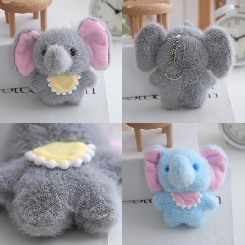 Plush Elephant Keychain With Soft Pp Cotton Filling For Kids And Collectors