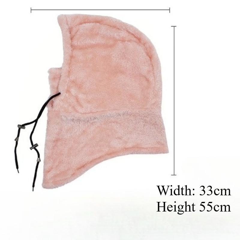 Winter Unisex Outdoor Cycling Hat, Sports Windproof Hat, Cold Resistant Thick Scarf Headband, Arctic Fleece Face Mask, Warm Hat