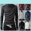 Zeitloses Design Herren Winter Langarm Rollkragen Basic Pullover für vielseitiges Tragen