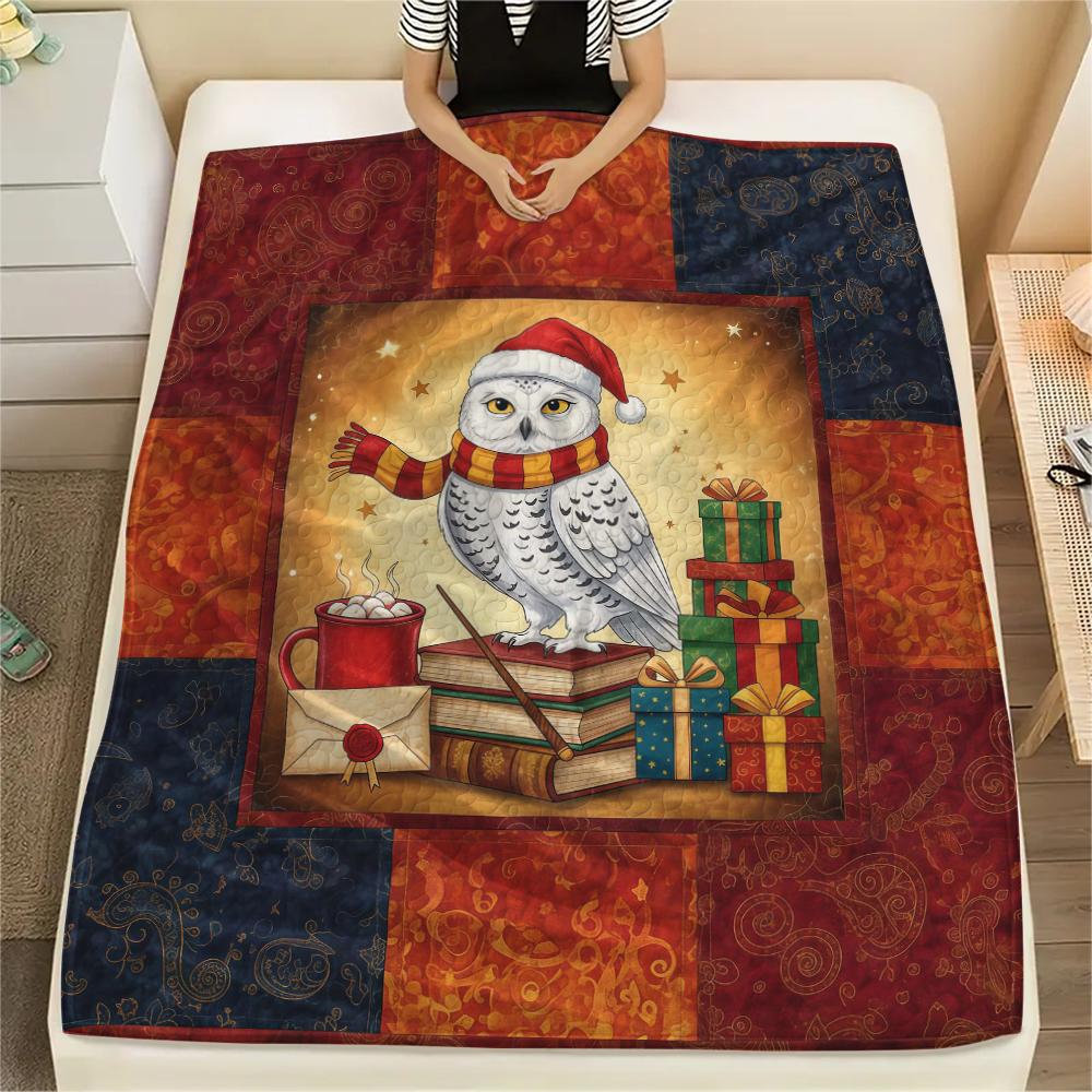 1 Peça Manta de Flanela com Estampa de Desenho Animado, Alta Qualidade Confortável para Todas as Estações, Decoração de Casa, Calor e Conforto, Perfeita para Presente de Natal Aniversário