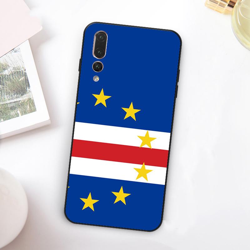 Cape Verde Flag For Huawei Nova 11 10 9 SE Y70 Y60 Y90 Y61 Y91 Y73 Y72 12i 11i 8i P30 P40 Lite P60 Pro Case